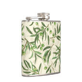 Flasques Aquarelle des branches d'olive (Droite)