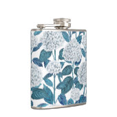 Flasques Aquarelle d'hydrangée blanche (Droite)