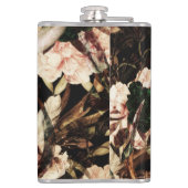 Flasques Aquarelle ethnique : arrière - plan floral rétro. (Dos)