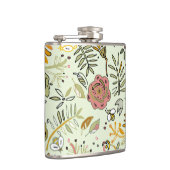 Flasques Aquarelle Florale Fleurs d'abeille Élégante Modern (Droite)