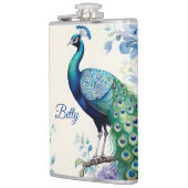 Flasques Aquarelle florale Peacock (Gauche)