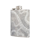 Flasques Aquarelle gris d'octopus Vintage (Gauche)