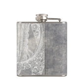 Flasques Aquarelle gris d'octopus Vintage (Dos)