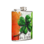 Flasques Aquarelle irlandaise Clocher/drapeau irlandais (Droite)