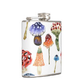 Flasques Aquarelle motif avec champignons colorés (Droite)