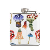 Flasques Aquarelle motif avec champignons colorés (Dos)