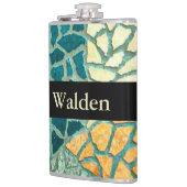 Flasques Aquarelle Peinture Pierre Mosaïque + vos idées (Gauche)