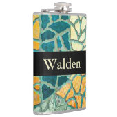 Flasques Aquarelle Peinture Pierre Mosaïque + vos idées (Droite)