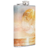 Flasques Aquarelle Plage Design 1 (Droite)