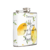 Flasques Aquarelle quand la vie vous donne des citrons | (Droite)