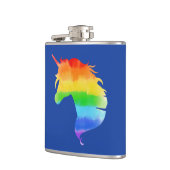 Flasques Aquarelle Rainbow Unicorn (Gauche)