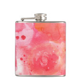 Flasques Aquarelle rose Abstraite (Devant)