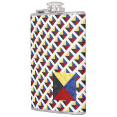 Flasques Aquarelle Signal nautique Pavillon maritime (Gauche)