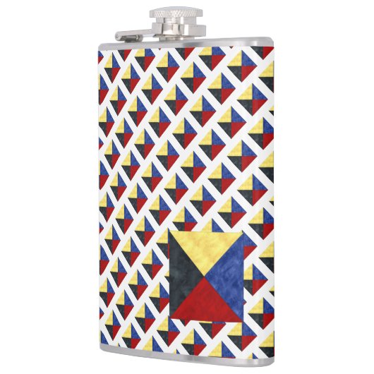 Flasques Aquarelle Signal nautique Pavillon maritime (Gauche)