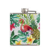 Flasques Aquarelle tropicale (Dos)