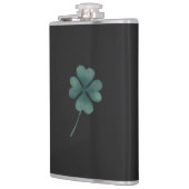 Flasques Aquarelle verte à quatre feuilles (Gauche)