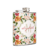 Flasques Aquarelle Vintage de Monogramme (Droite)