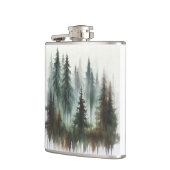 Flasques Aquarelles Arbres rustiques Wilderness (Gauche)