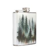 Flasques Aquarelles Arbres rustiques Wilderness (Droite)