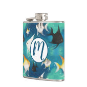 Flasques Aquarium Motif (Gauche)