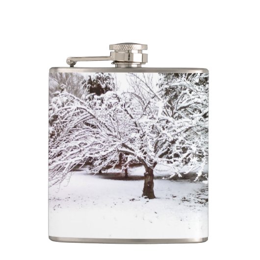 Flasques Arbre à neige (Devant)