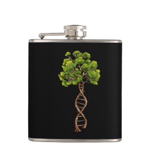Flasques Arbre Adn De Vie Science Génétique Biologie Envi