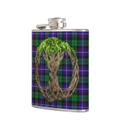 Flasques Arbre celtique de tartan de Mitchell de clan de la (Gauche)