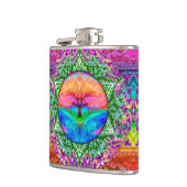 Flasques Arbre de la vie apaisant dans des couleurs (Gauche)