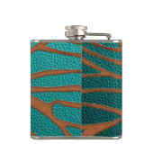 Flasques Arbre de la vie - Yggdrasil - cuir de relief de (Dos)