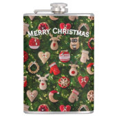 Flasques Arbre de Noël avec des jouets en feutre (Devant)