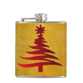 Flasques Arbre de Noël crayon rouge sur or (Devant)