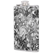 Flasques Arbre De Vie - Spirales Feuille Grunge Style 1 (Gauche)