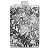 Flasques Arbre De Vie - Spirales Feuille Grunge Style 1 (Devant)