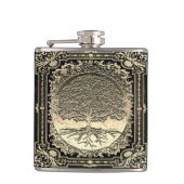 Flasques Arbre orné d'or de la vie Ancienne Russie (Devant)