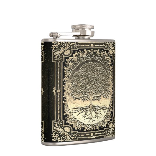 Flasques Arbre orné d'or de la vie Ancienne Russie (Droite)