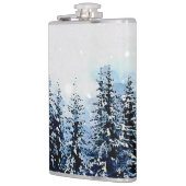 Flasques Arbres à feuillage persistant avec fiole enveloppé (Gauche)