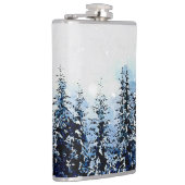 Flasques Arbres à feuillage persistant avec fiole enveloppé (Droite)