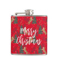 Arbres de Noël & tigres motif rouge arrière - plan