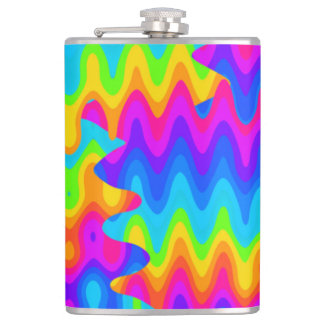 Flasques Arc-en-ciel acide extraordinaire