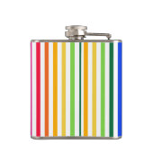 Flasques Arc-en-ciel et rayures blanches (Dos)