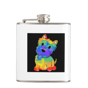 Flasques arc-en-ciel westy