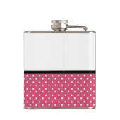 Flasques Arc et nom roses mignons de Chevron de rose de (Dos)