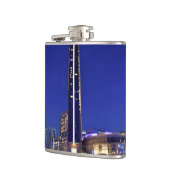 Flasques Architecture de marina de Dubaï la nuit (Gauche)