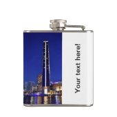 Flasques Architecture de marina de Dubaï la nuit (Dos)