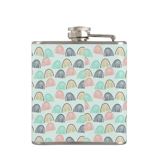 Flasques Arcs-en-ciel et licornes (Dos)