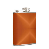 Flasques Argent et métal métallique orange (Droite)