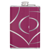 Flasques Argent sur magenta (Dos)
