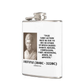 Flasques Aristote chaque action une de citation de sept (Gauche)