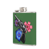 Flasques arme à feu avec des fleurs (Gauche)