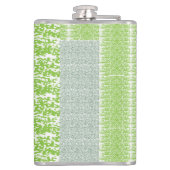 Flasques arrière - plan abstrait vert et blanc (Dos)